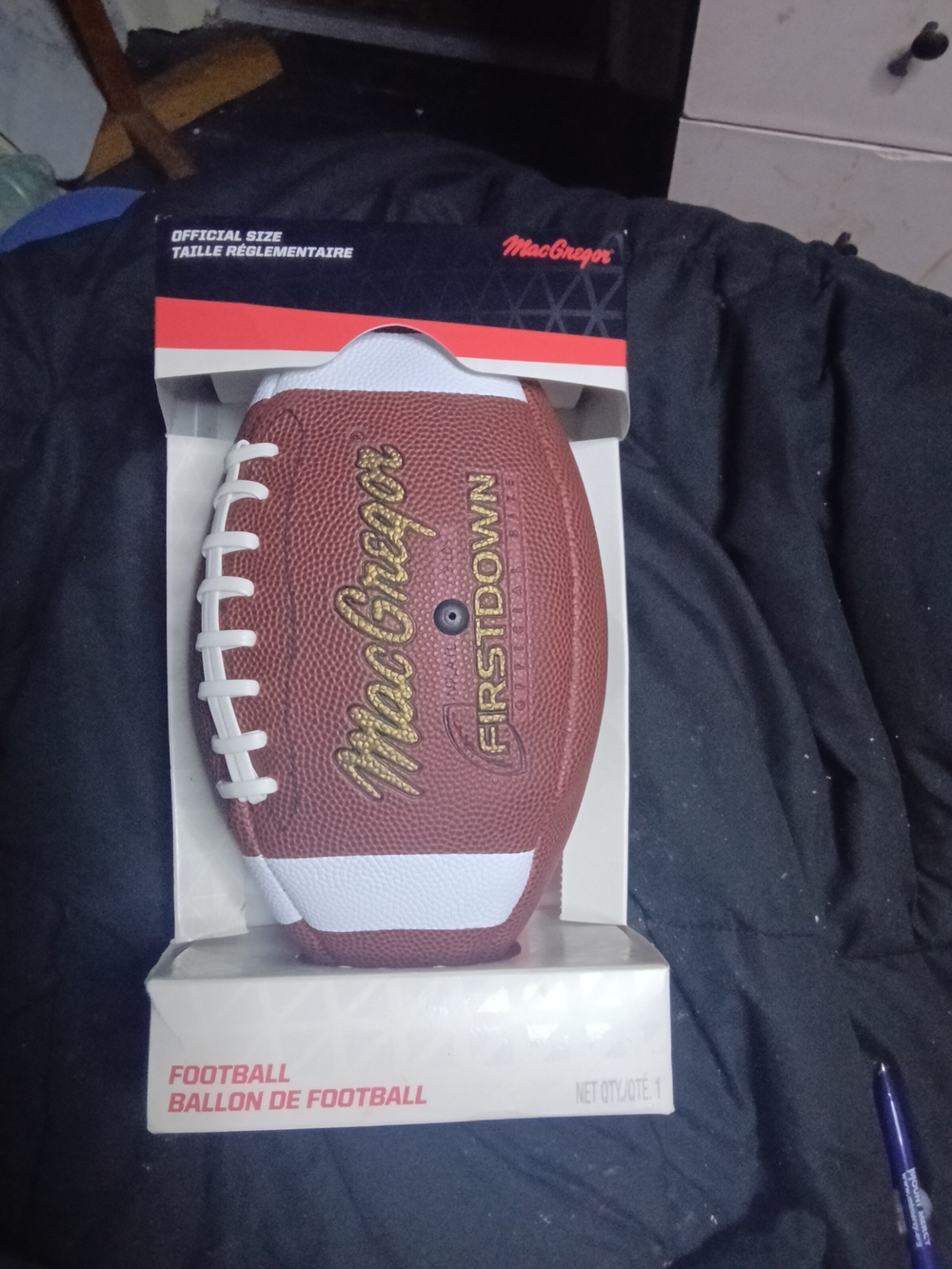 MacGregor Firstdown Football - Brown & White